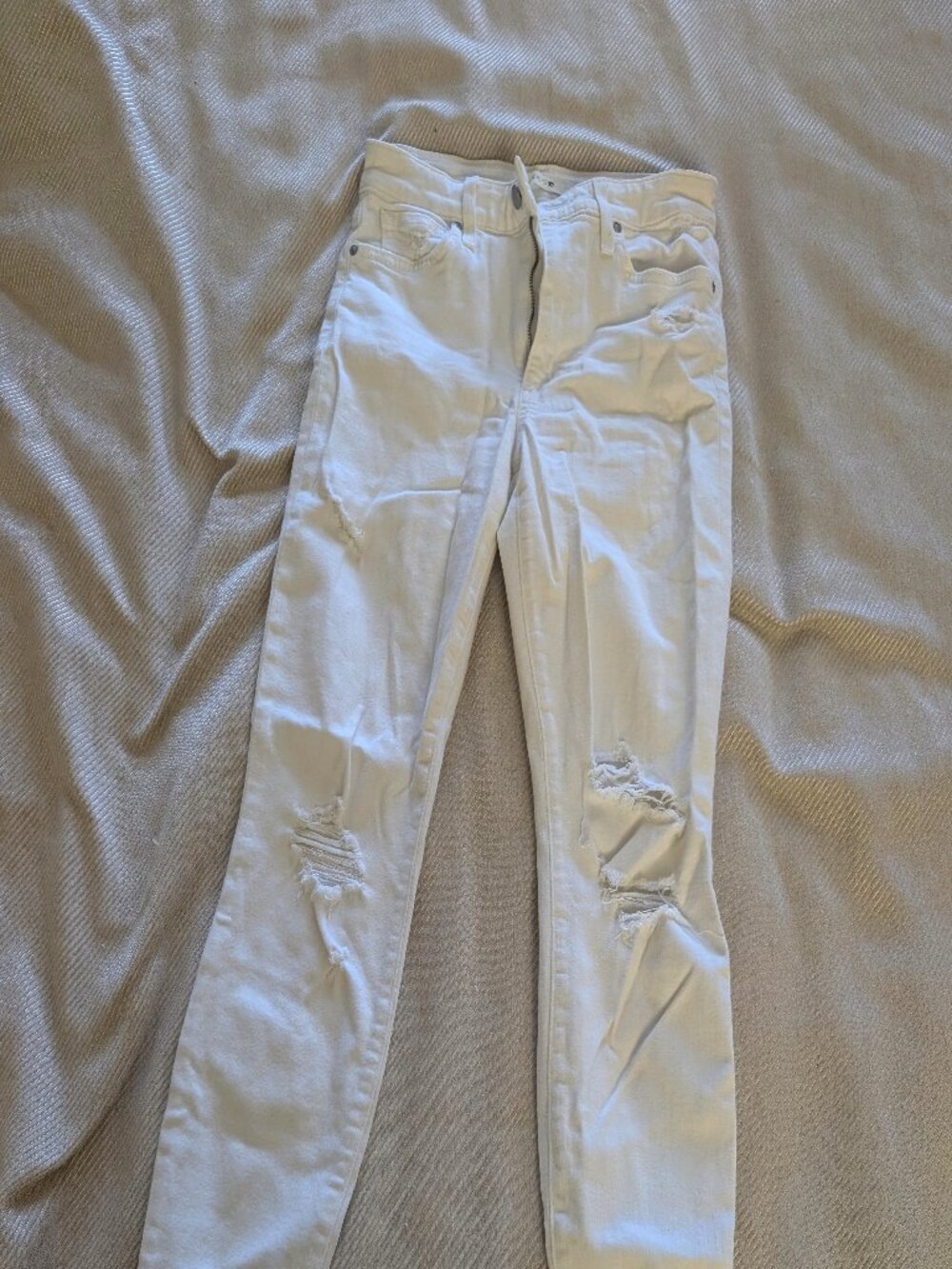 Joes Jeans Distressed Fitted Skinny Jeans